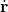 \dot{\mathbf{r}}